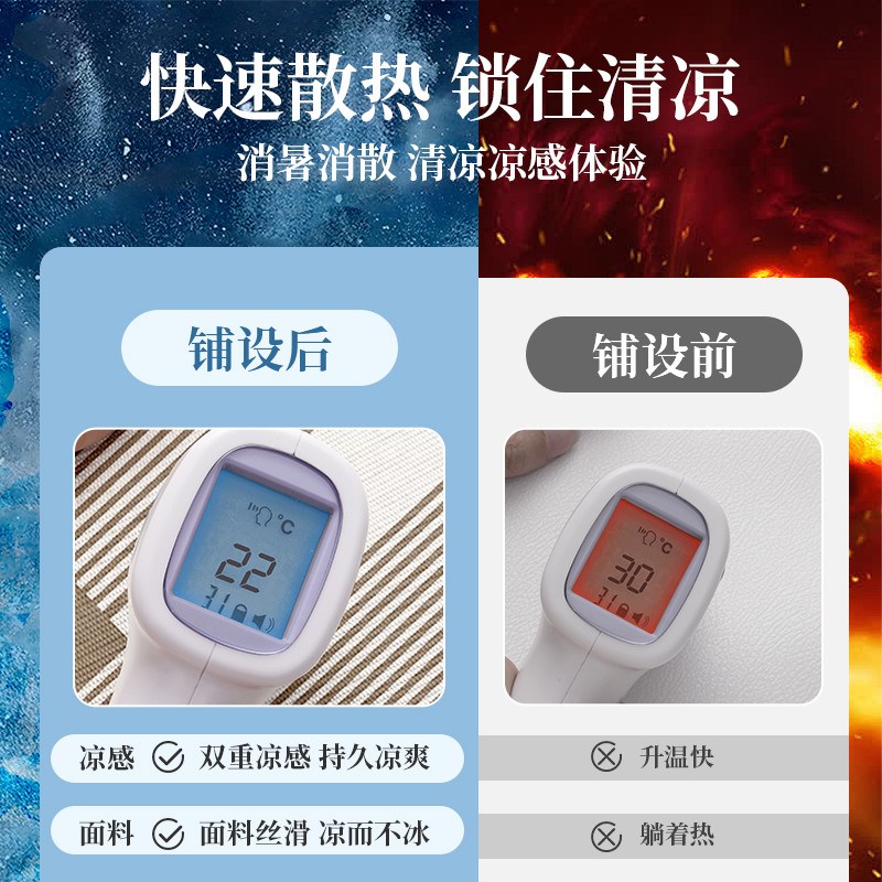爆款!冰丝沙发垫夏季直排三人位防滑凉垫2025凉席坐垫夏天贵妃新