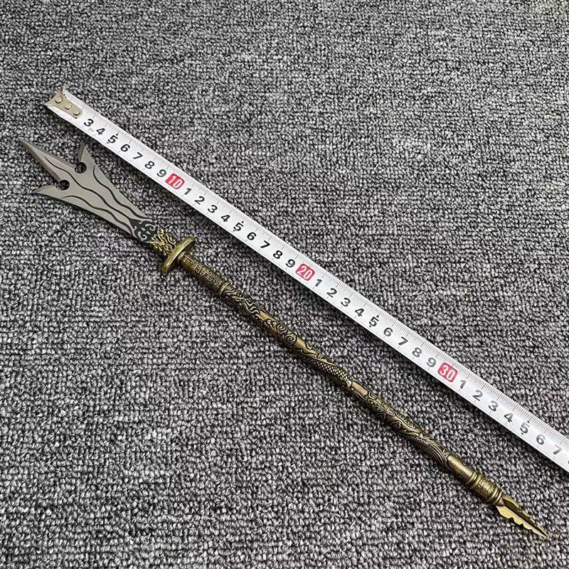 古代兵器模型三尖两刃刀白鸟朝凤枪豪龙胆长枪长戈迷你金属小摆件,家居饰品,桌面摆件,淘宝优惠券,粉丝福利购,淘宝优惠卷
