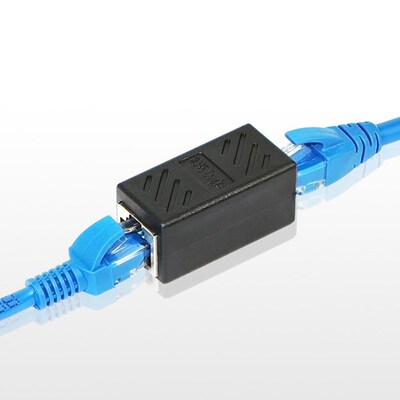 2 Pack RJ45 Coupler Ethernet Cable Coupler LAN Connector Inl