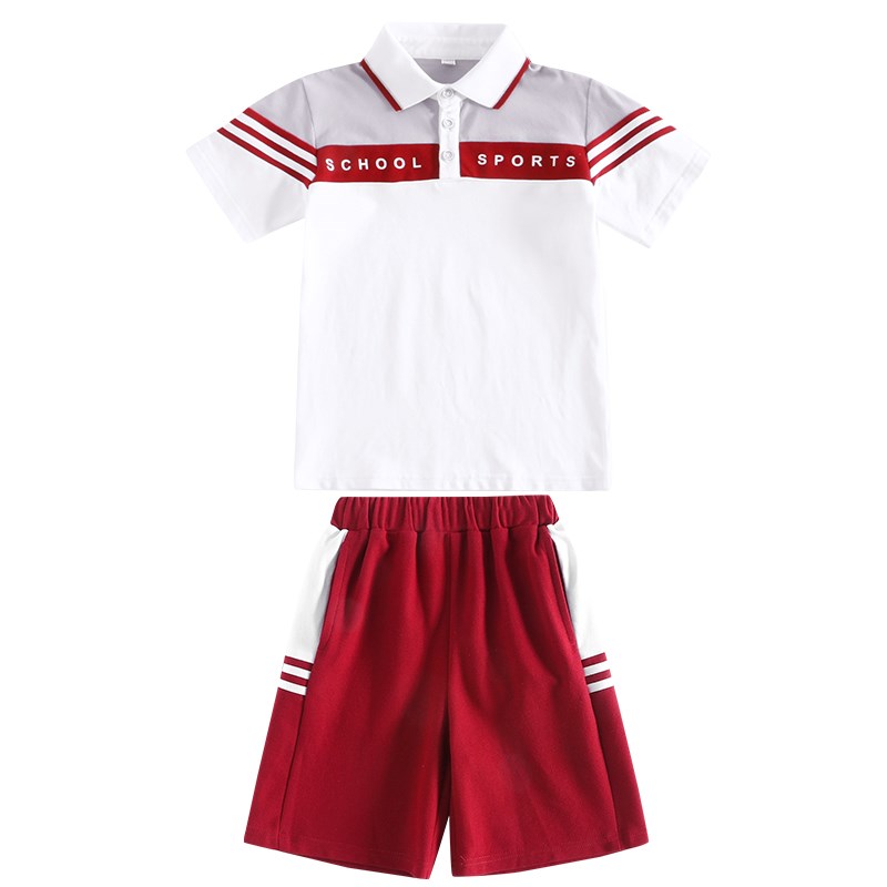 幼儿园园服夏装班服小学生校服儿童夏天运动套装英伦风毕业服夏季