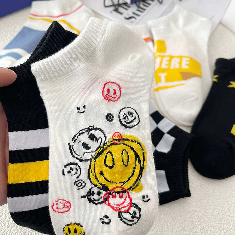 袜子男船袜夏季薄款潮流短袜韩版吸汗运动风透气百搭个性白色学,女士内衣/男士内衣/家居服,船袜,淘宝优惠券,粉丝福利购,淘宝优惠卷