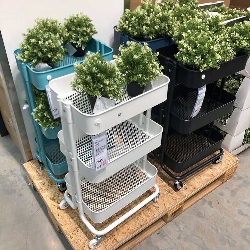 可移动置物架小推车婴儿宝宝用品收纳神器厨房浴室储物收纳架带轮,收纳整理,整理架/置物架/收纳架,淘宝优惠券,粉丝福利购,淘宝优惠卷