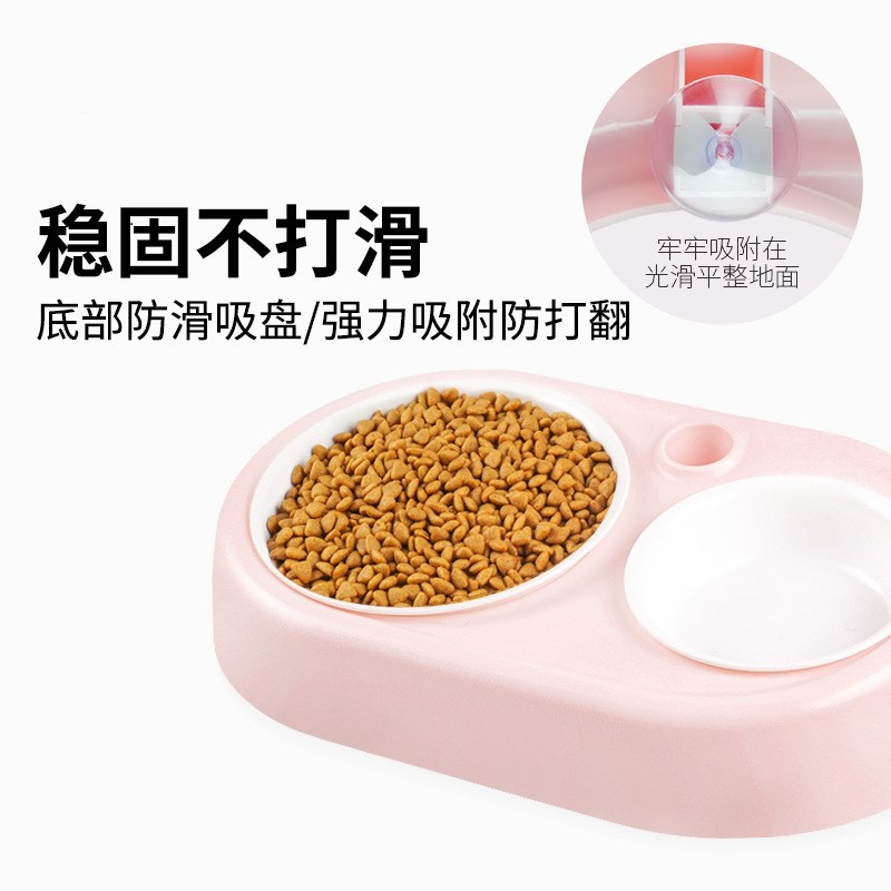 宠物饮水器可升降狗狗碗水盆喂水器牢固挂式自动喂水不湿嘴水盆