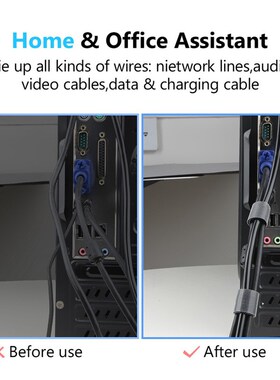 YKZ Wire Cable Organizer Desktop Protector Phone Cable Cord