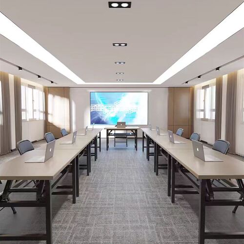 折叠桌子简约长条桌办公桌长方形会议培训桌简易家用课桌餐桌酬恒