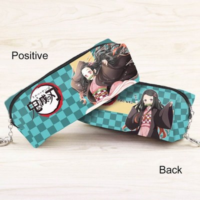 Anime Demon Slayer Kimetsu No Yaiba PU Purse Pencil Case Zi