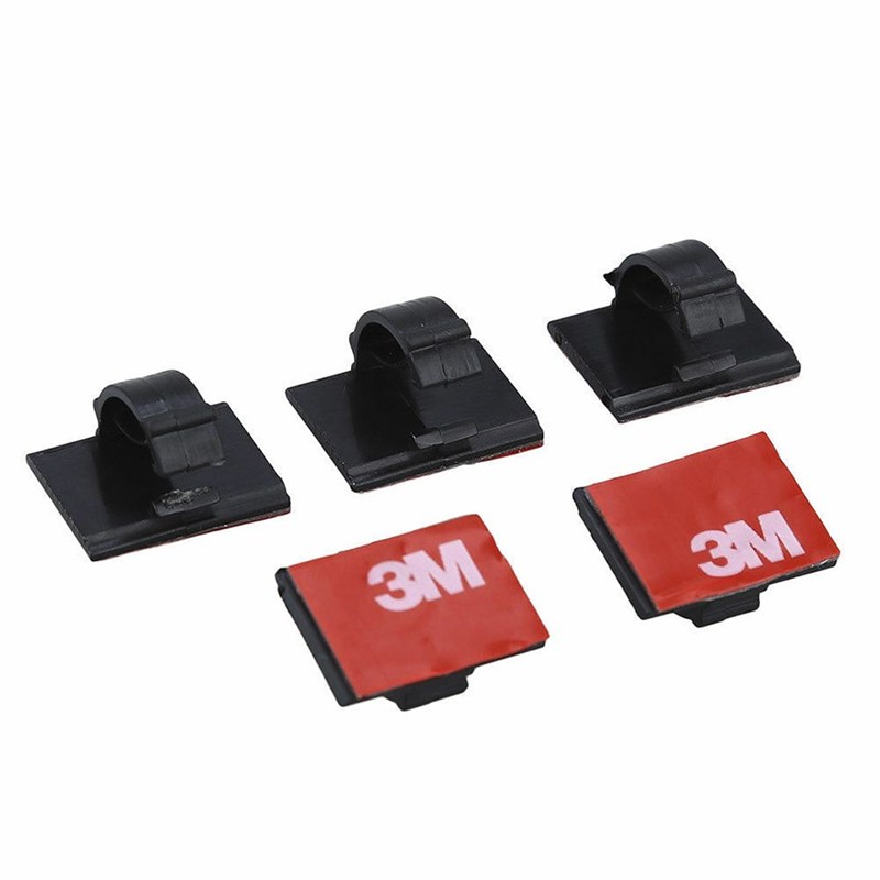 20Pcs 3M Self-adhesive Wire Tie Cable Clamp Clips Holder for