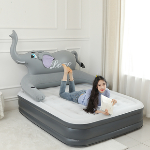 大象气垫床家用单人双人加厚加高卡通可爱充气床垫1.2折叠便携1.5