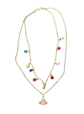 时尚气质土星锆石闪亮小众轻奢设计耳环insN风叠戴潮酷甜辣项链女