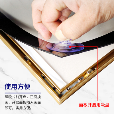 定制超薄灯箱挂墙式 亚克力灯箱 磁吸灯箱 室内悬挂价目表广告牌
