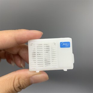 现货空调玩具模型微缩p模型外机场景玩具模型摆设场景道具内外机