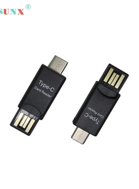 Hot sale Mosunx USB 2.0 Type C Host OTG Adapter Micro SD Ca