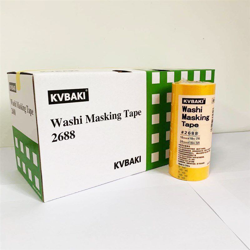 万高2688强粘美纹纸胶带15米和纸胶纸胶条万高2688强粘和纸2688