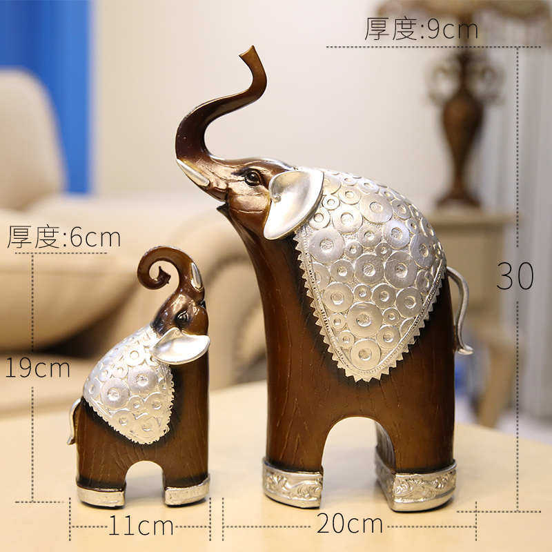 客厅家居一家里装饰电视柜装饰品书柜摆件酒柜书房大象新房招财,家居饰品,装饰摆件,淘宝优惠券,粉丝福利购,淘宝优惠卷