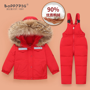 反季儿童内胆羽绒服冬o季男款女童婴幼儿外套小童加厚保暖两件套