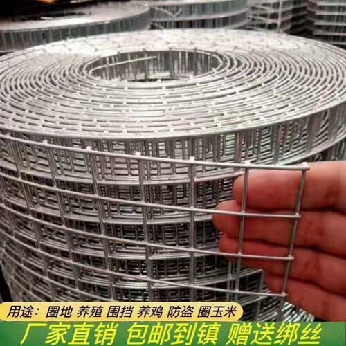 现货镀锌铁丝网防锈防鼠阳台防护热镀锌J围栏网养殖网钢丝小孔网