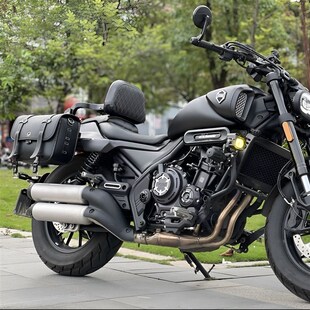 适用24款无极CU525旅行版边包复古侧边包头盔包帆布边包防水快拆