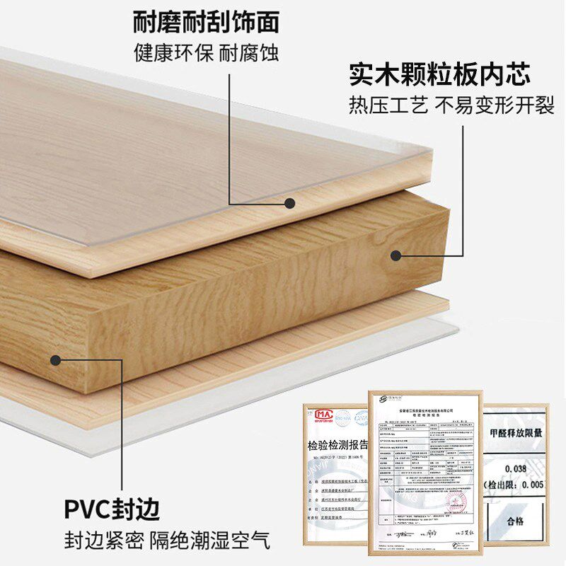 电脑桌台式家用学生学习书桌卧室办公桌现代简易工桌台实木学习桌