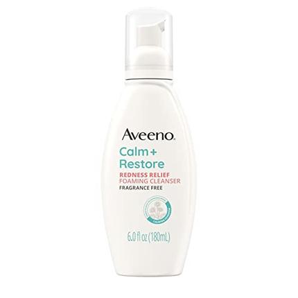 推荐Aveeno Calm + Restore Redness Relief Foaming Cleanser  D