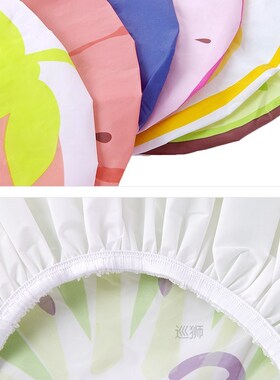 1Pcs Cute Fruit Shower Cap Cartoon Pattern Waterproof Shower