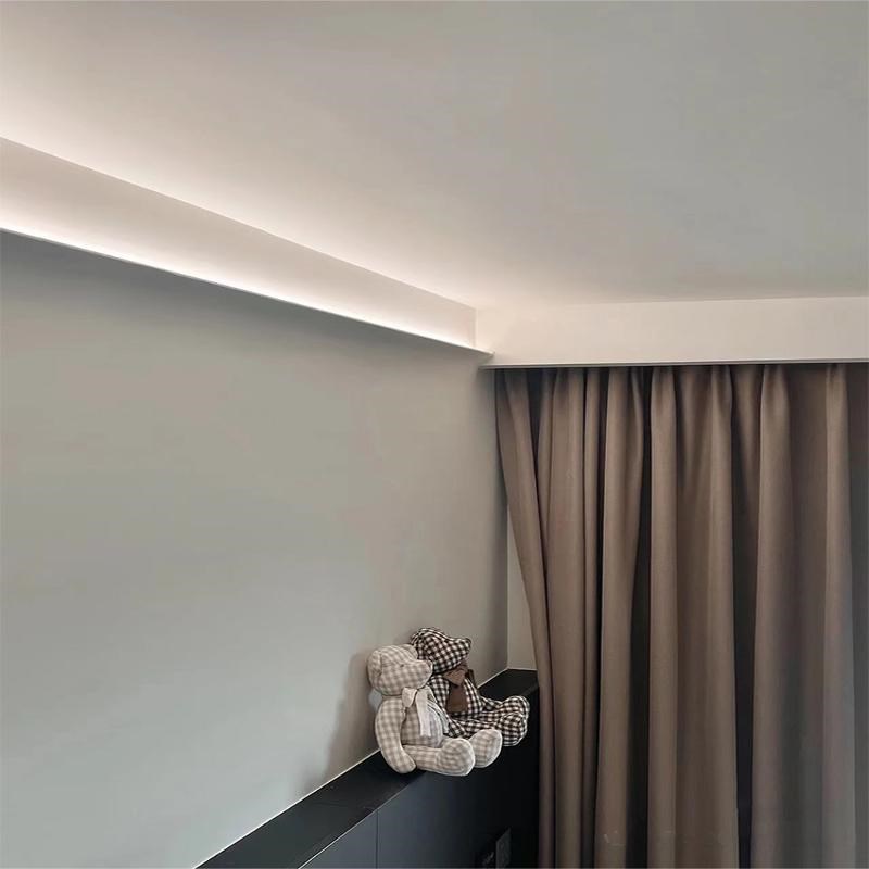 洗墙线条灯灯隐形明装免吊顶线形无主灯间接照明腰线天花
