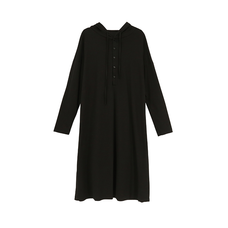 时尚大尺码纯色孕妇卫衣洋装春秋季产后外出N哺乳长裙辣妈款哺乳