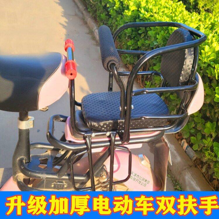 小众高货加厚自行车后座椅儿童雨棚电瓶车电动车宝宝安全坐椅单车
