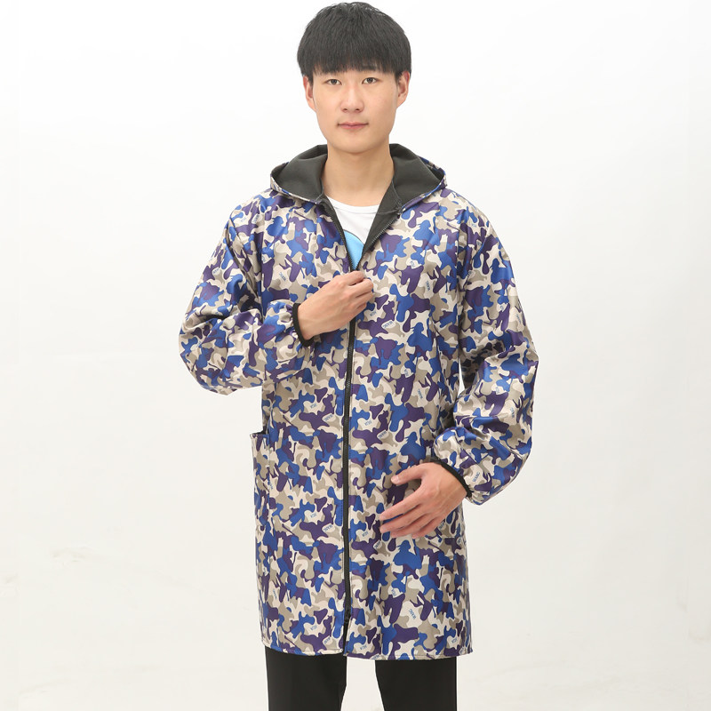 小众高货加绒拉链大褂工作服防水劳保服防尘防水耐脏汽修服工装仓