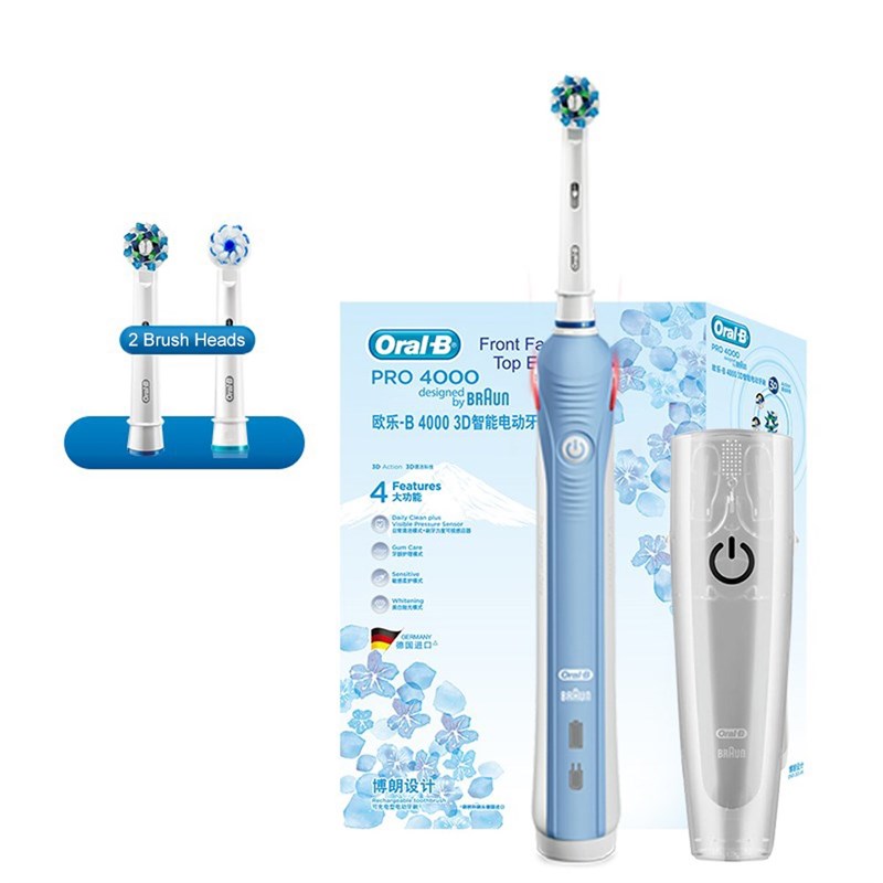 极速Oral B Sonic Toothbrush PRO4000 3D Dental Care Ultrasoni