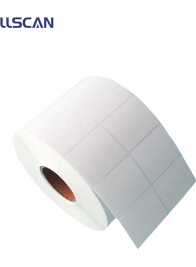 铜版标签纸40x30x2000张 双排标签留样条码纸 不干胶打印贴纸 仓