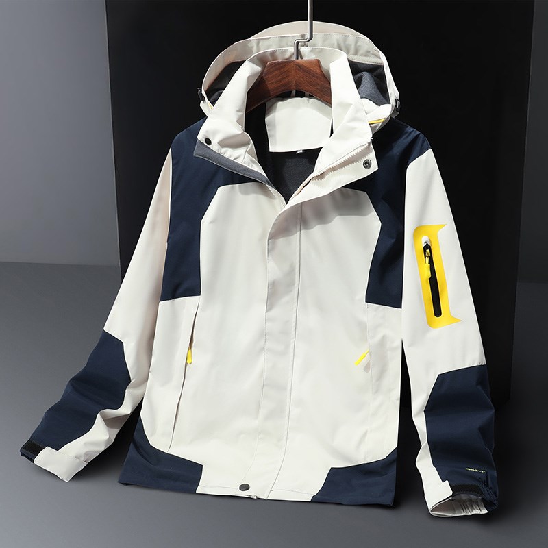 团体定制冲锋衣印字logo春秋季薄款单层户外防风衣U企业工作服外