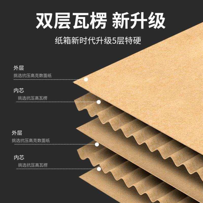 蜂窝纸板特硬废纸箱包袋产品包装纸箱H包装包装箱物流超大搬家纸