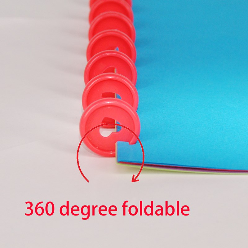 100pcs Mushroom Binder Discs Planner Binding Button Loose Le