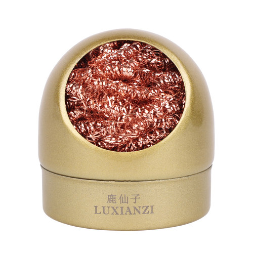 电烙铁头清洁球 焊接清洁器钢丝球焊嘴洁咀器除锡网除锡球带底座