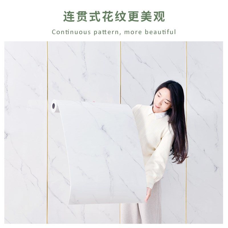 仿大理石瓷砖墙贴纸客厅沙发背景墙纸自粘防水防潮墙面装饰护墙板,家居饰品,瓷砖贴,淘宝优惠券,粉丝福利购,淘宝优惠卷