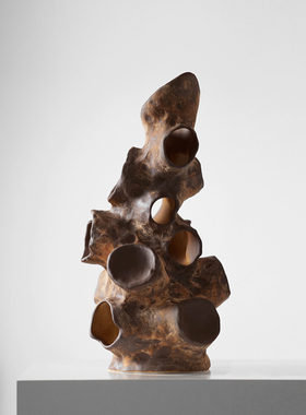 梵其新中式不规则抽象q艺术摆件样板间售楼处摆设展厅酒店软装饰