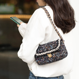 趣织社diy手工包包钩针编织毛线团材料包解闷打发时间Y制作礼物譱