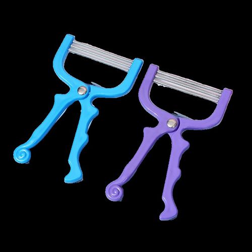 夹汗毛神器拔胡子弹簧睫毛脱毛脸部面线夹子除毛开脸挽面眉毛碎发