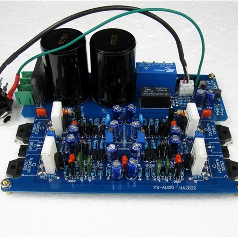 厂HA2002超甲类功放板(带耳放输出)耳放 (参考名机电路)
