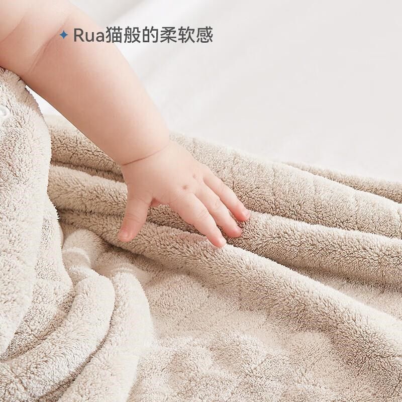 宝宝浴巾新生婴儿加厚儿童斗篷超软带帽子浴袍吸水速干不掉毛