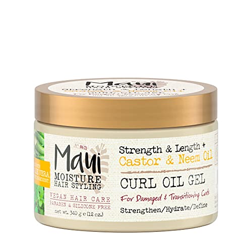 极速Maui Moisture Strength& Length+ Castor& Neem Oil Curl