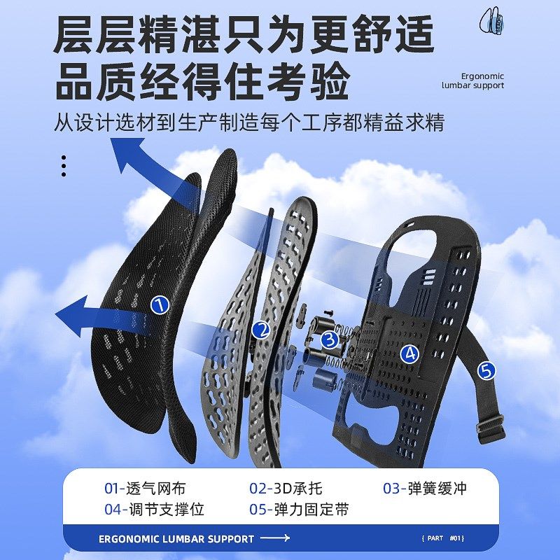 护腰靠垫办公室工位久坐靠背神器坐椅子腰枕支撑腰部人体工学腰托,居家布艺,靠垫/抱枕,淘宝优惠券,粉丝福利购,淘宝优惠卷