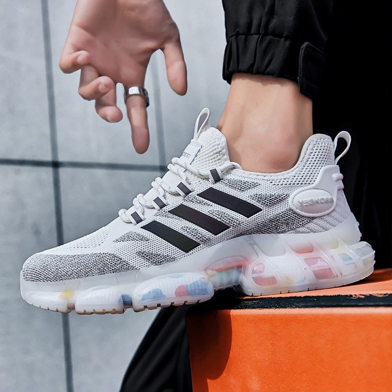 男鞋秋季款跑步鞋网面透气男士休闲鞋气垫鞋子减震运动鞋男青少年,流行男鞋,时尚休闲鞋,淘宝优惠券,粉丝福利购,淘宝优惠卷