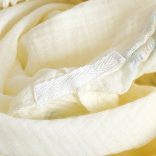 双层泡泡纱睡衣女春秋夏款纱布布料长袖薄款可外穿家居服圆领