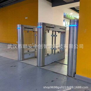 湖北健身房摆闸智能门禁系统人行通道闸二维码检票会X员制管理闸