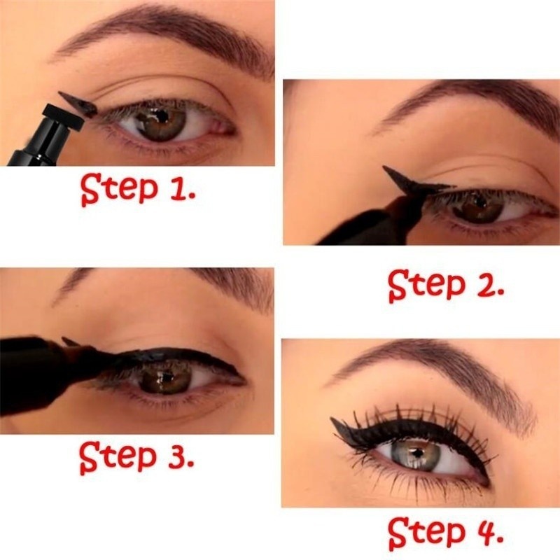 推荐Sexy Eye Makeup Tools Cat Eye Shadow Ruler+ Eyeliner