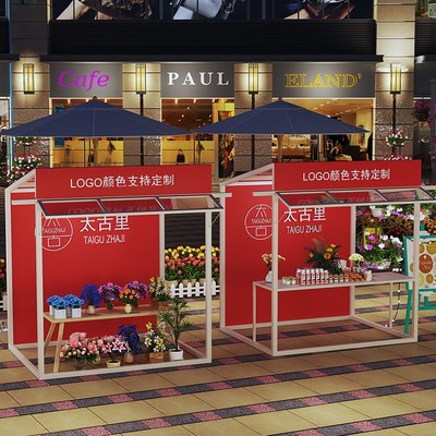 租售定制商业夜市摆摊小屋户外市集摊位架地摊货架美食街展示推车