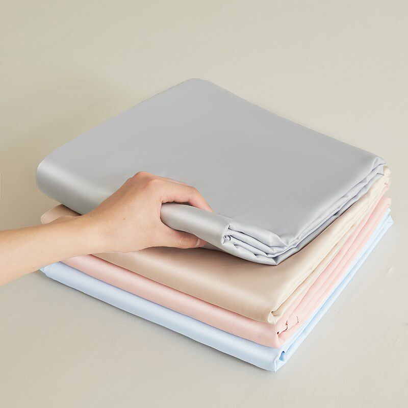 24年夏季新款水洗冰丝床单双人床可机洗单人宿舍床品纯色简约床单,床上用品,床单,淘宝优惠券,粉丝福利购,淘宝优惠卷