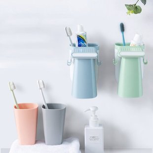 with Rinse Wall 推荐 Mouth Toothbrush Magnetic Holder Cups