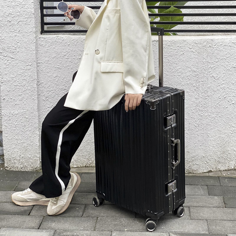 铝框拉杆箱静音万向轮行李箱女24寸学生密码旅行箱登机箱26寸皮箱,箱包皮具/热销女包/男包,旅行箱,淘宝优惠券,粉丝福利购,淘宝优惠卷